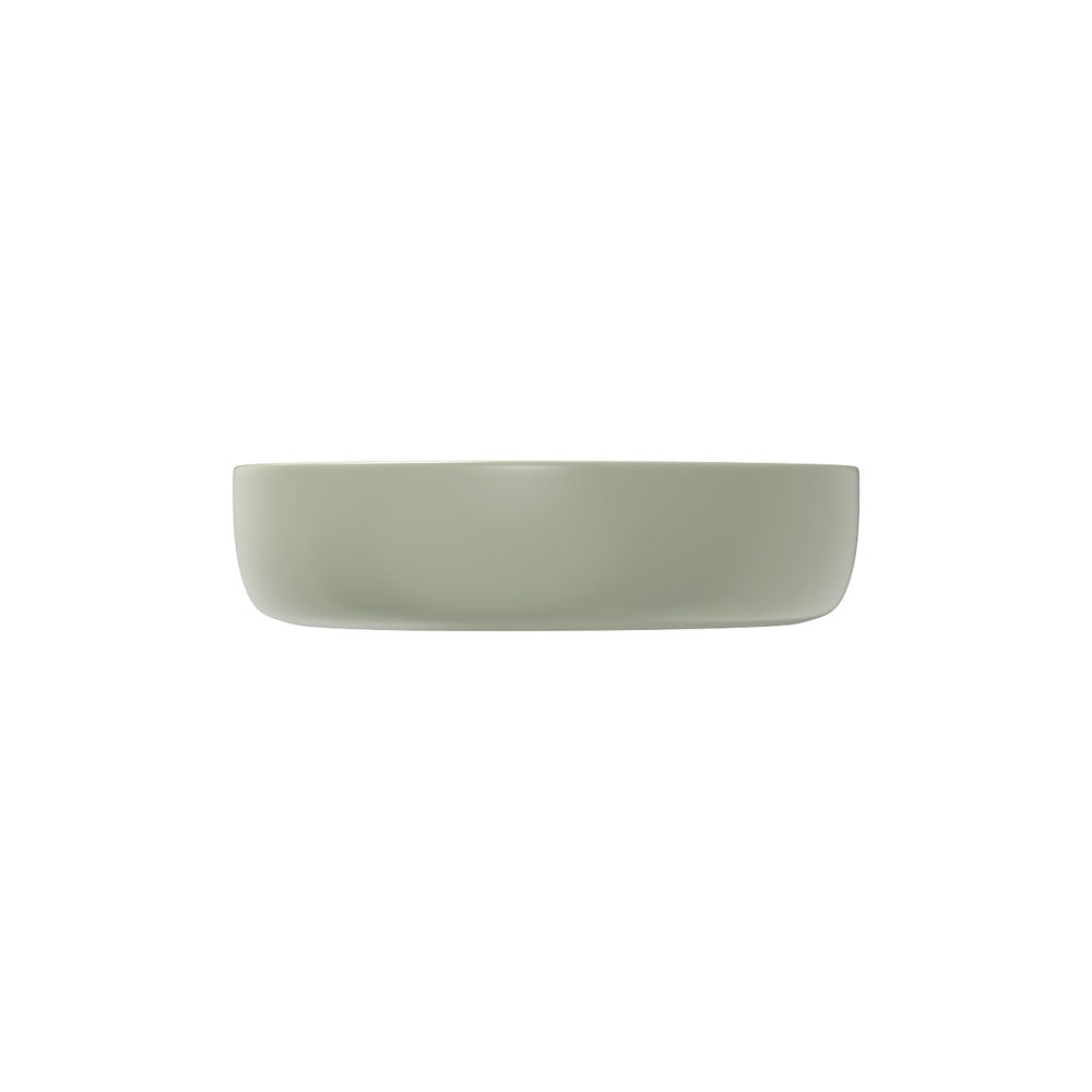 Fienza Pebble Small Above Counter Basin Matte Olive