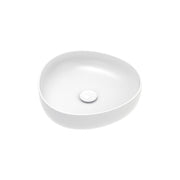 Fienza Pebble Small Above Counter Basin Matte White