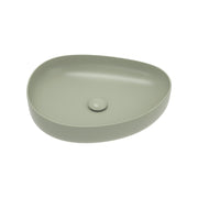 Fienza Pebble Medium Above Counter Basin Matte Olive