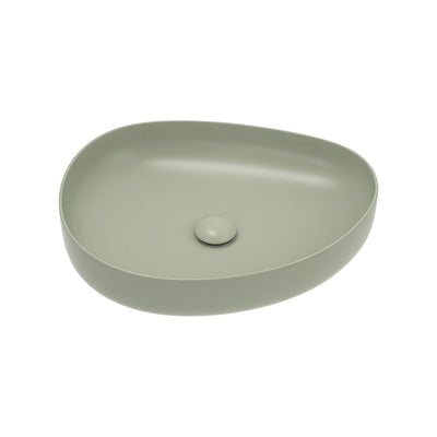 Fienza Pebble Medium Above Counter Basin Matte Olive