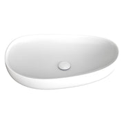 Fienza Pebble Large Above Counter Basin Gloss White
