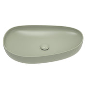 Fienza Pebble Large Above Counter Basin Matte Olive