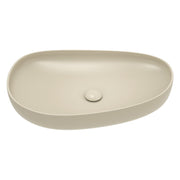 Fienza Pebble Large Above Counter Basin Matte Khaki