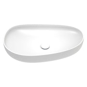 Fienza Pebble Large Above Counter Basin Matte White