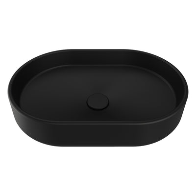 Fienza Eden Pill Above Counter Basin Matte Black