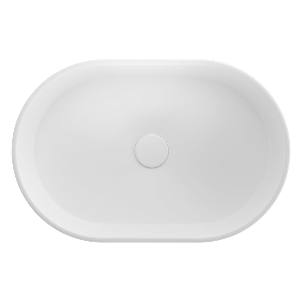 Fienza Eden Pill Above Counter Basin Matte White