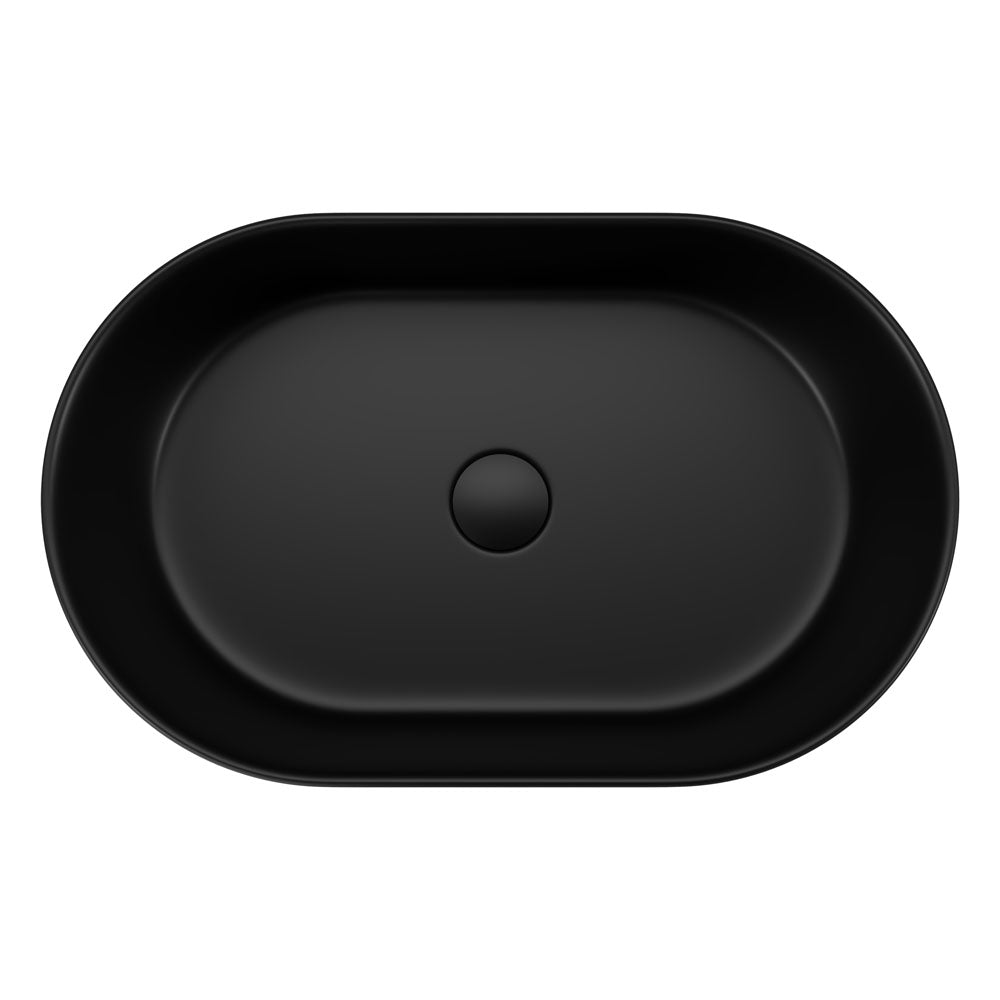 Fienza Aluca Pill Above Counter Basin Matte Black