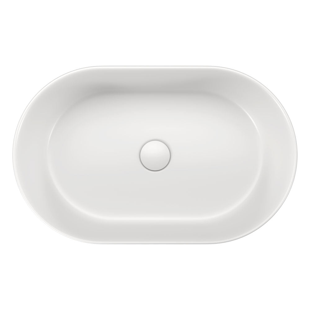 Fienza Aluca Pill Above Counter Basin Matte White