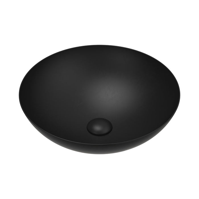 Aluca Matte Black Above Counter Basin