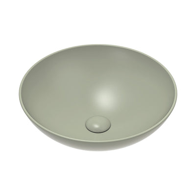 Aluca Matte Olive Above Counter Basin