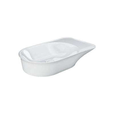 Fienza RAK Valet Oval Above Counter Basin Alpine Gloss White