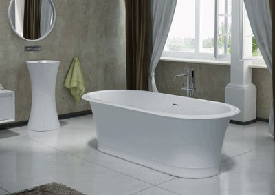 Pietra Bianca Rome Freestanding Bath