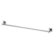 Phoenix Radii Single Towel Rail 800mm Square Plate Chrome
