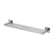 Phoenix Radii Metal Shelf Square Plate Brushed Nickel