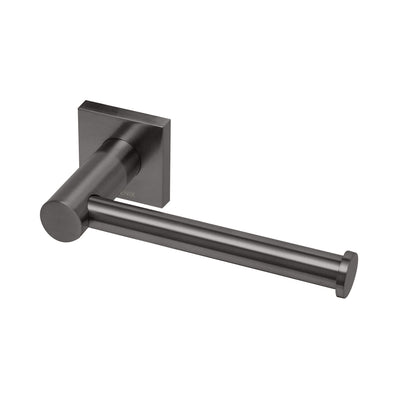 Phoenix Radii Toilet Roll Holder Square Brushed Carbon