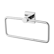 Phoenix Radii Hand Towel Holder Square Plate Chrome