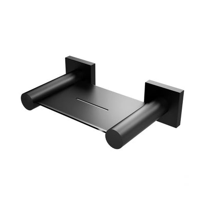 Phoenix Radii Soap Dish Holder Square Plate Matte Black