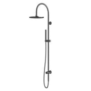 Sussex Felix Twin Rail Shower Brushed Smoke Gunmetal