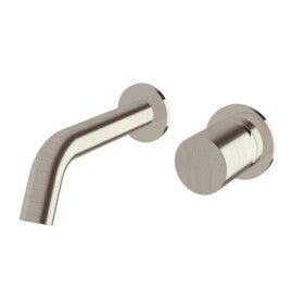 Sussex Felix Wall Basin Mixer System Brushed Oyster Nickel
