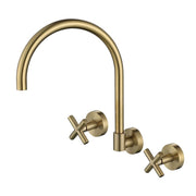 Modern National Ryker Wall Sink Set 1/4 Turn - Brushed Bronze