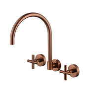Modern National Ryker Wall Sink Set 1/4 Turn - Champagne