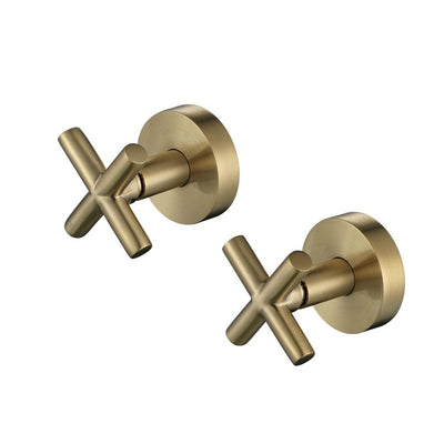 Modern National Ryker Wall Stop Assemblies 1/4 Turn - Brushed Bronze