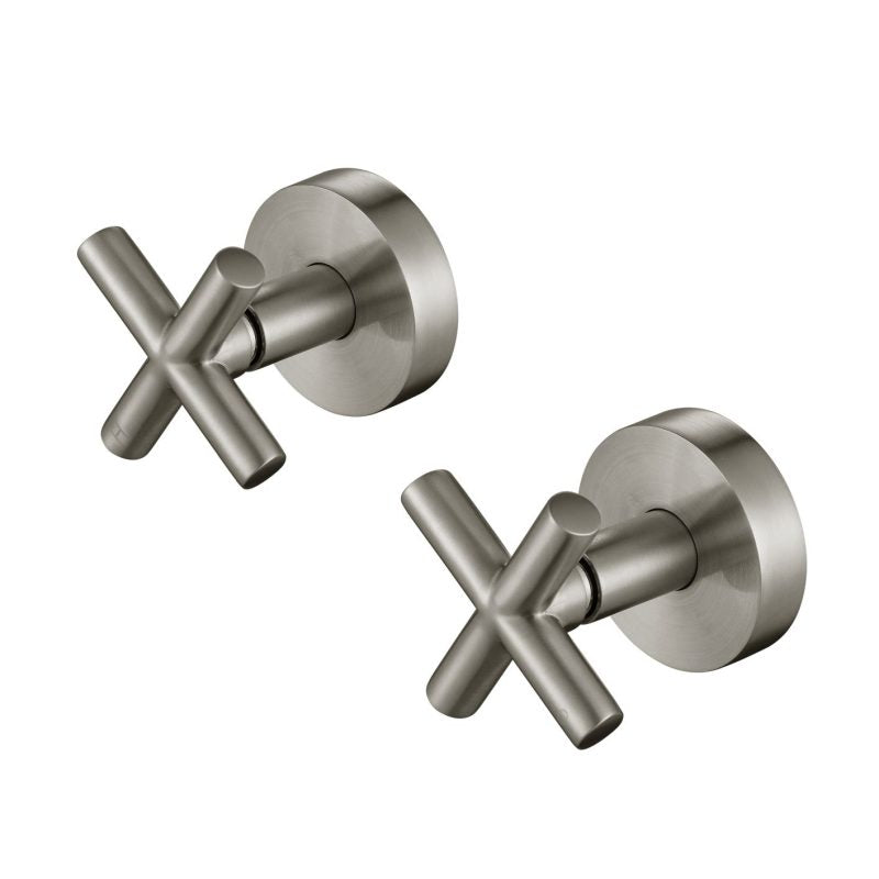 Modern National Ryker Wall Stop Assemblies 1/4 Turn - Brushed Nickel