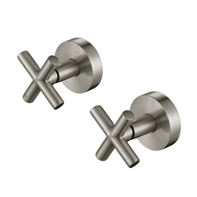 Modern National Ryker Wall Stop Assemblies 1/4 Turn - Brushed Nickel