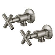 Modern National Ryker Washing Machine Stops 1/4 Turn - Brushed Nickel