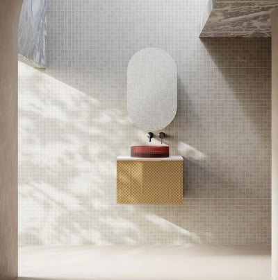 Cassa Design Relievo Wall Hung Vanity Natural Oak