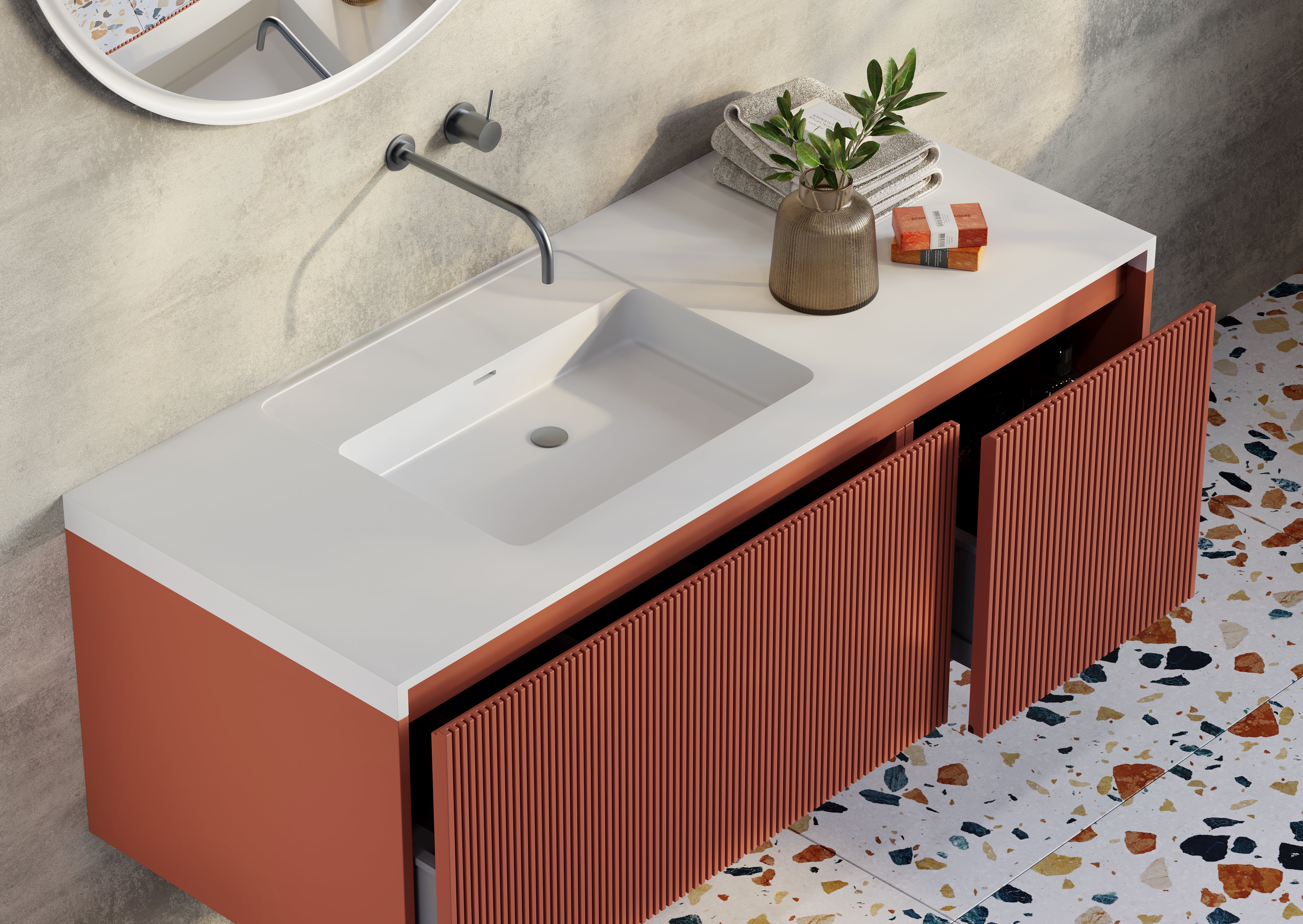 Belbagno Potters Clay Vanity