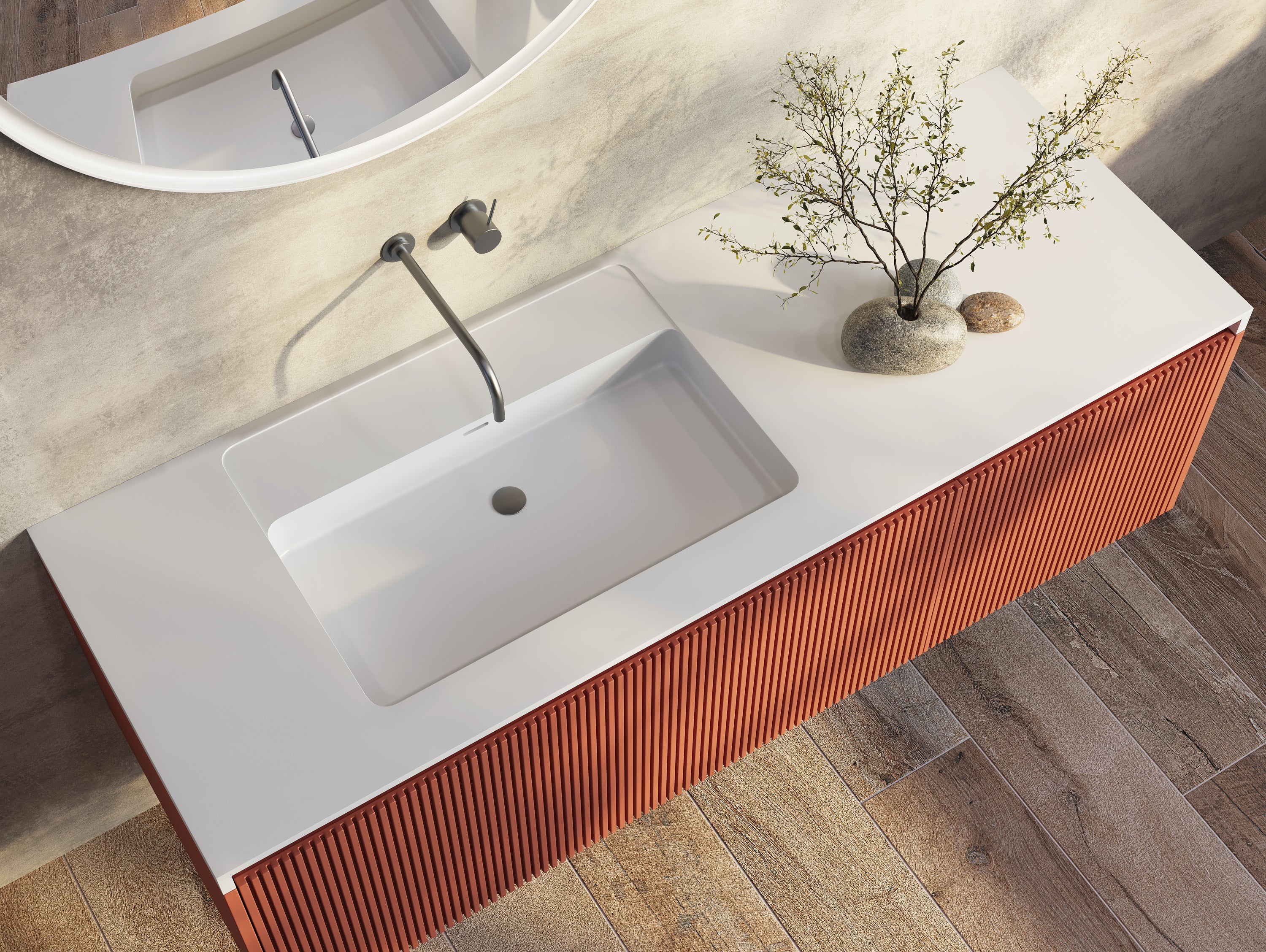 Belbagno Potters Clay Vanity