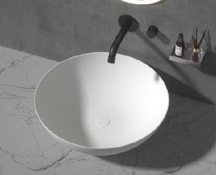 Fifth Avenue Rosa Solid Surface Basin 390mm