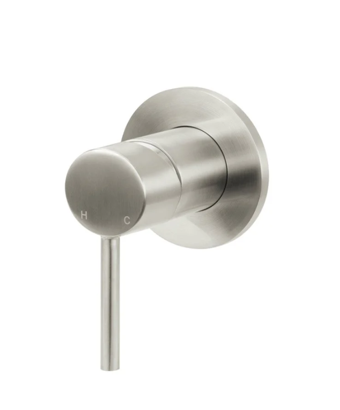 Meir Brushed Nickel Pin Tapware Package