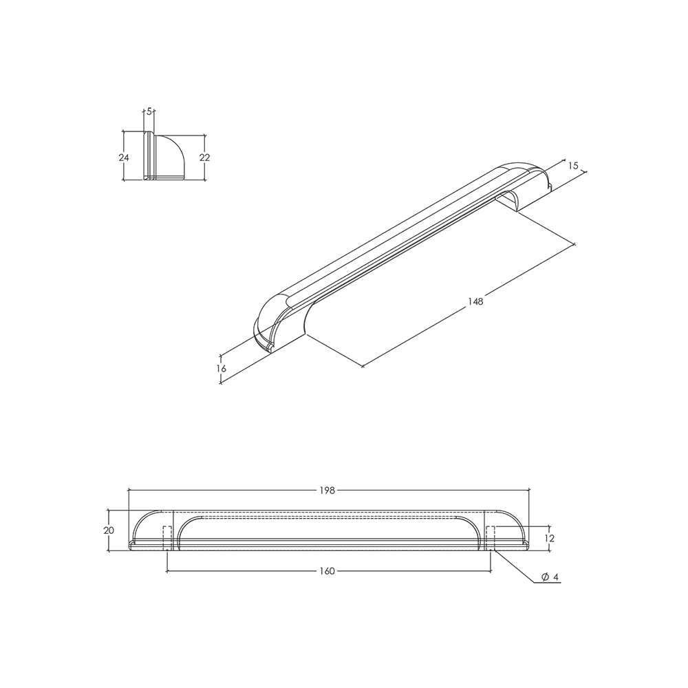 Momo Salvano Cup Pull - Line Drawing