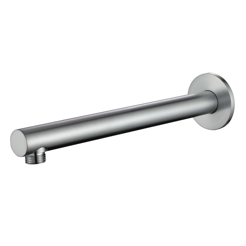 Modern National Round Shower Arm 300mm - Brushed Chrome