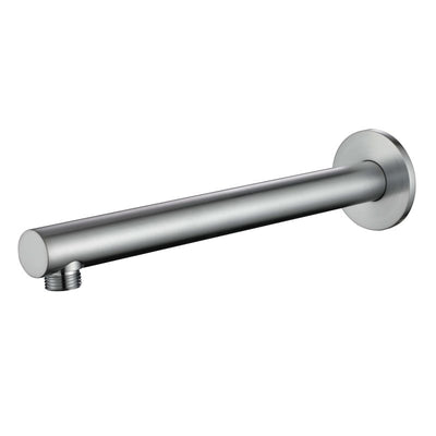 Modern National Round Shower Arm 300mm - Brushed Chrome