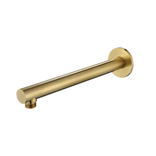 Modern National Round Shower Arm 300mm - Brushed Bronze