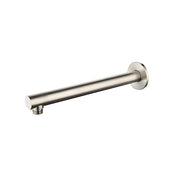 Modern National Round Shower Arm 300mm - Brushed Nickel