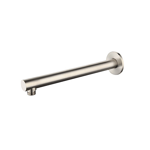 Modern National Round Shower Arm 300mm - Brushed Nickel