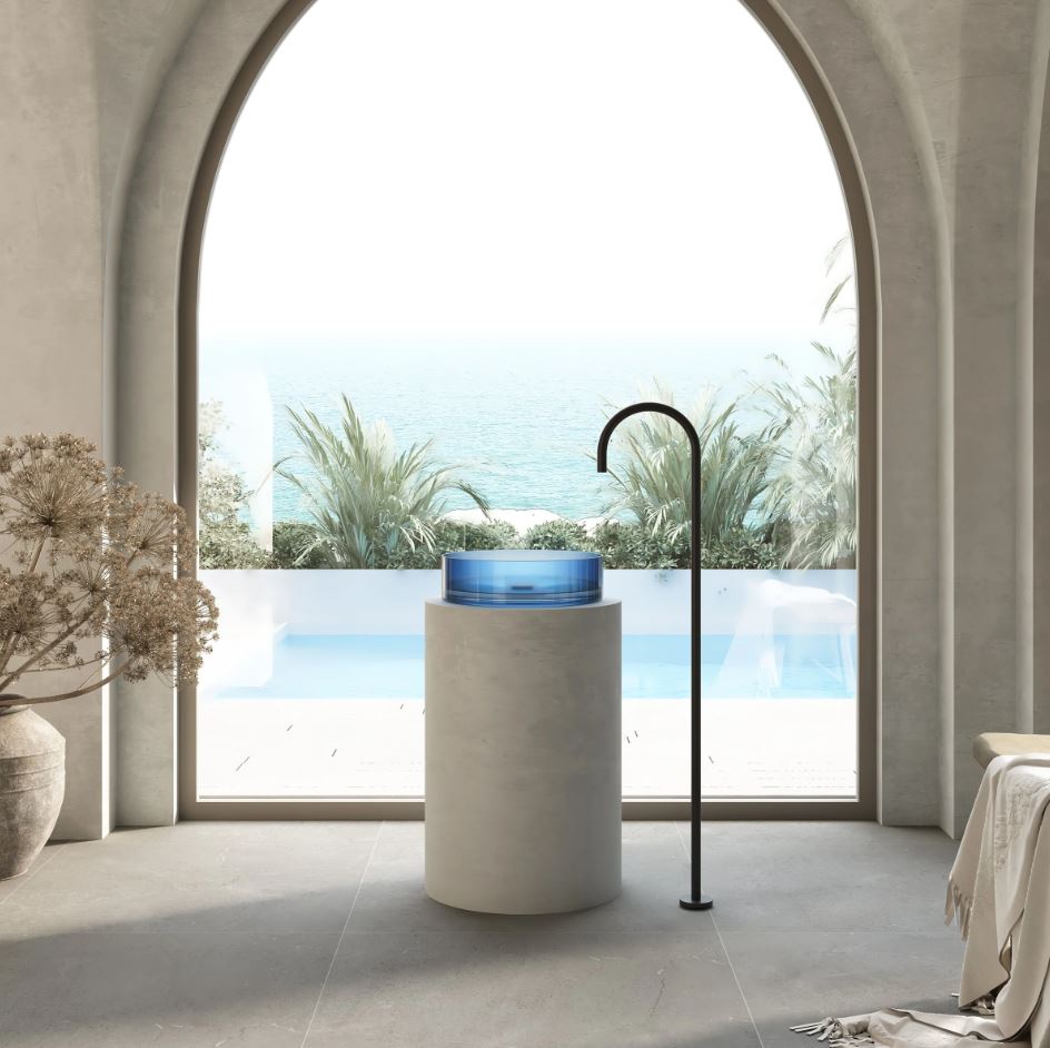 Cassa Design Wow Round Translucency Resin Stone Basin