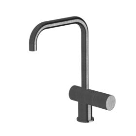 Sussex Felix Sink Mixer Square Brushed Smoke Gunmetal