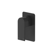 Bella Vista Beki Shower Mixer - Square Plate - Trim Kit Only - Black