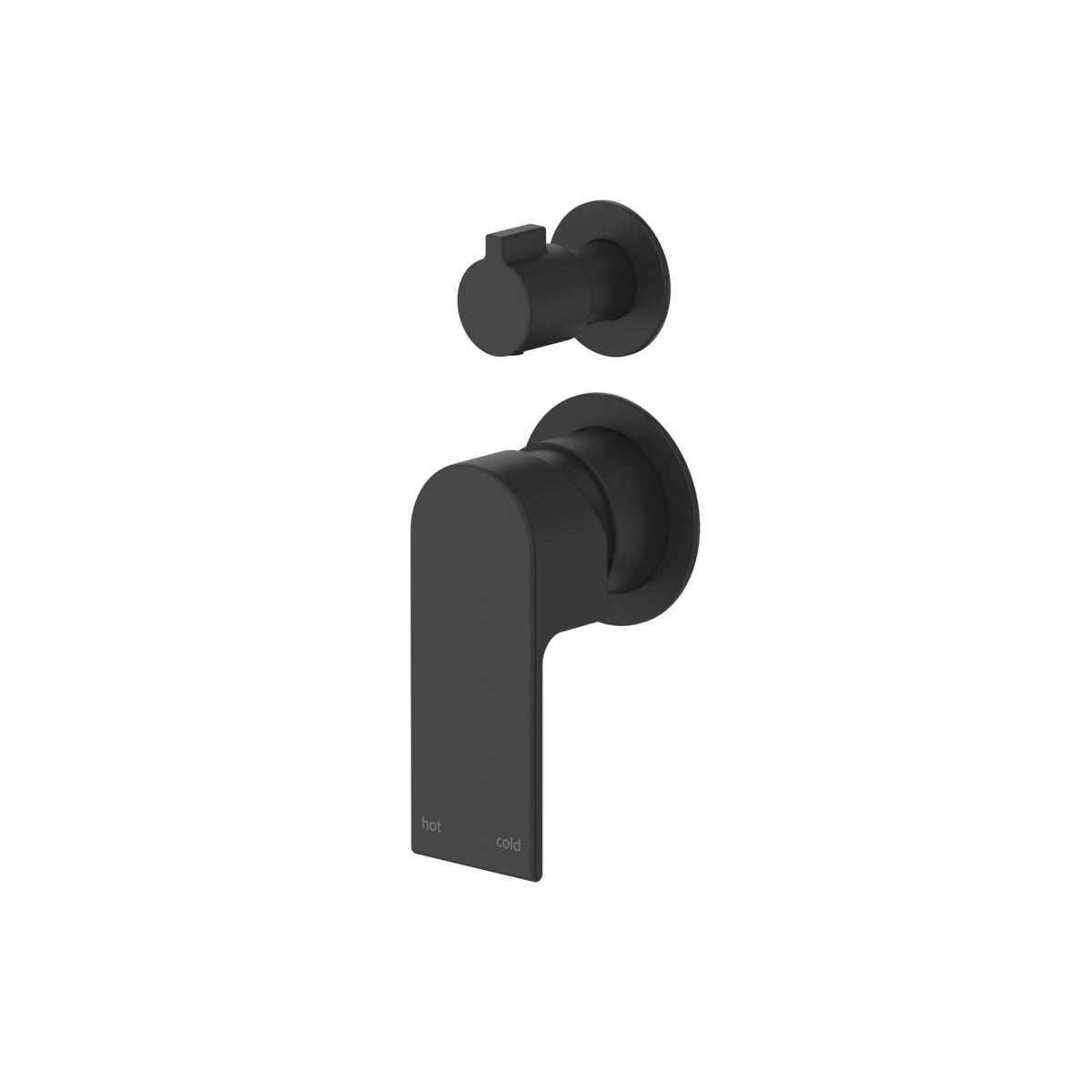 Bella Vista Eleniko Shower Mixer Diverter - 2P - Trim Kit Only - Black