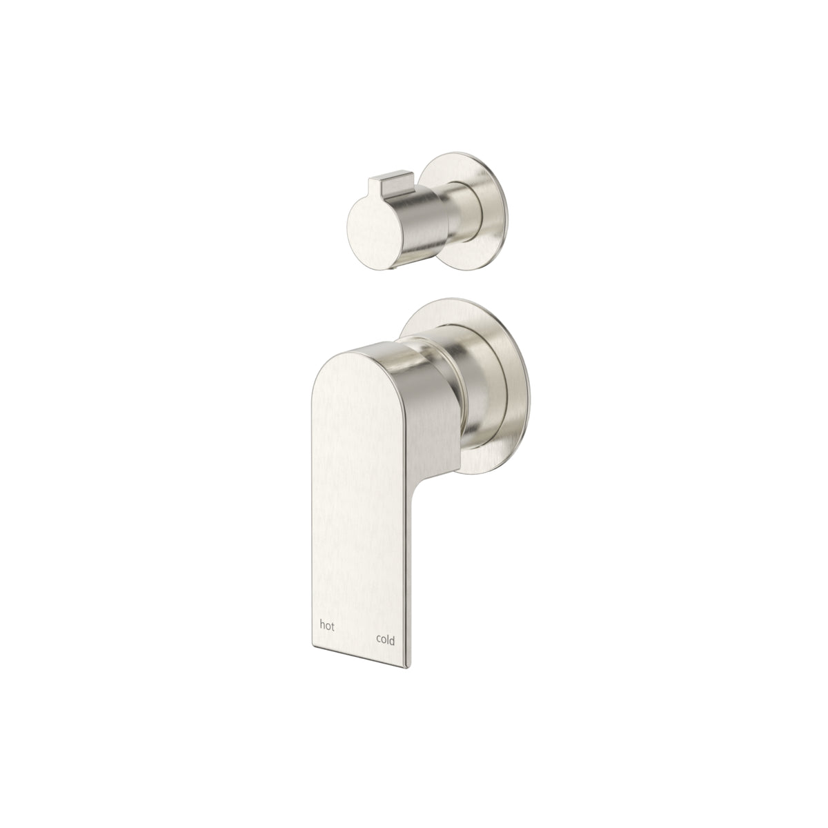 Bella Vista Eleniko Shower Mixer Diverter - 2P - Trim Kit Only - Brushed Nickel