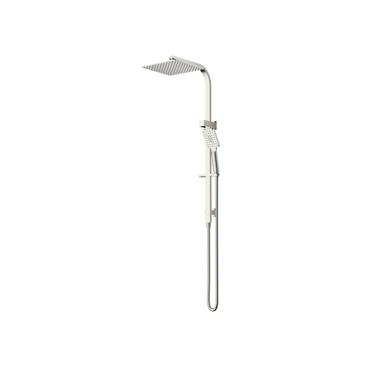 Bella Vista Cresta Dual Shower Rail - Brushed Nickel