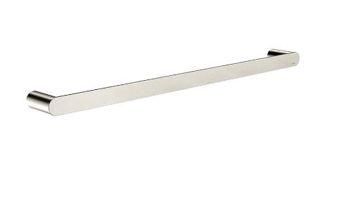 Meir Curvae Single Towel Rail 600mm Brushed Nickel
