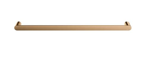 Meir Curvae Single Towel Rail 600mm Lustre Bronze