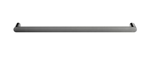 Meir Curvae Single Towel Rail 600mm Gunmetal