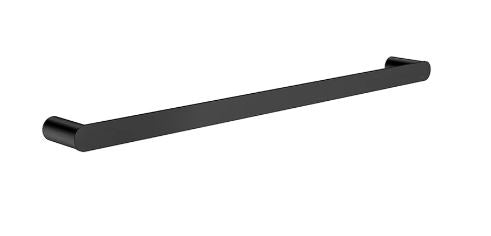 Meir Curvae Single Towel Rail 600mm Matte Black